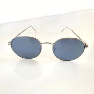 Suncloud Bridge City Sunglasses, Silver Frame, Polarized Silver Mirror Lens